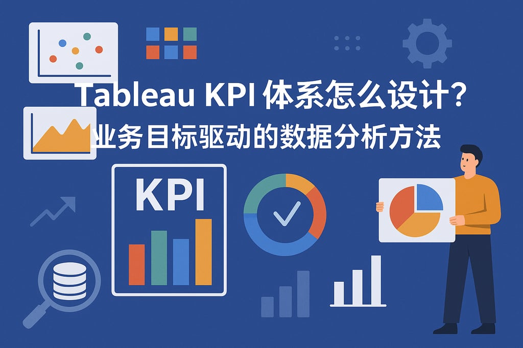 Tableau KPI体系怎么设计？业务目标驱动的数据分析方法